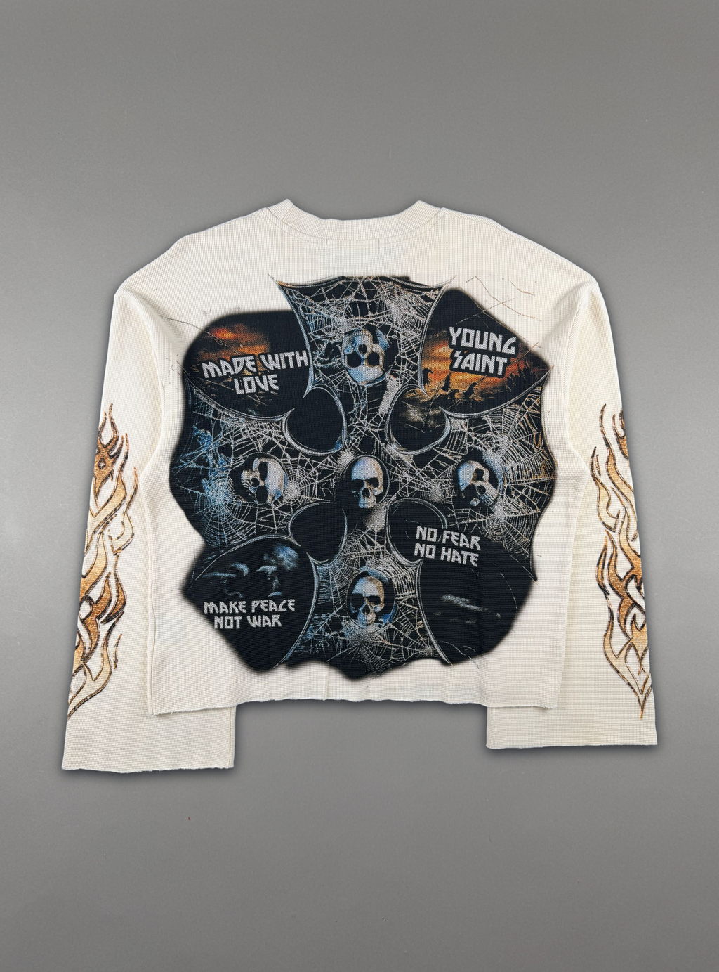Young Saint Doom Eye Shirt - Cream - SUM26-01