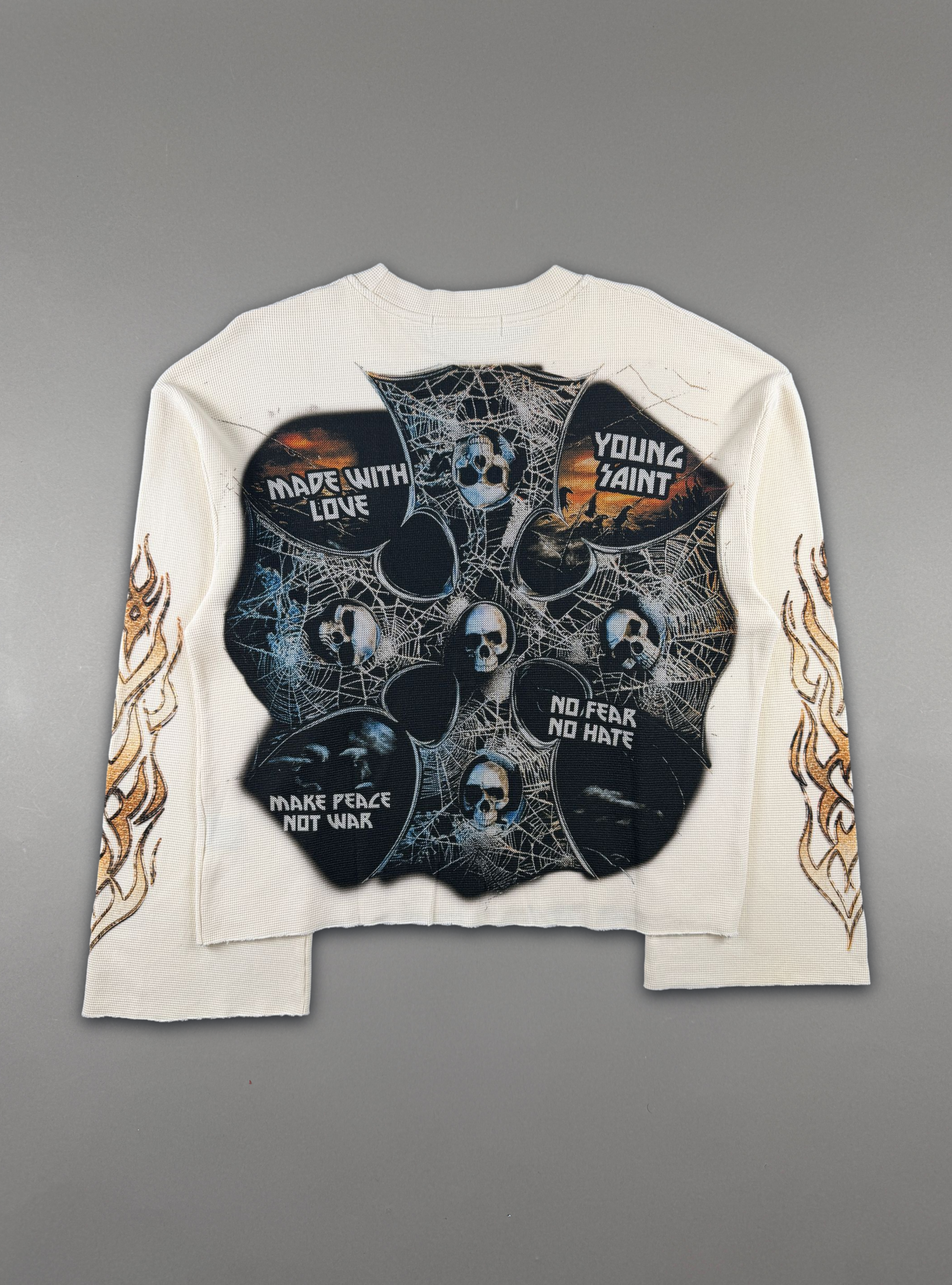 Young Saint Doom Eye Shirt - Cream - SUM26-01