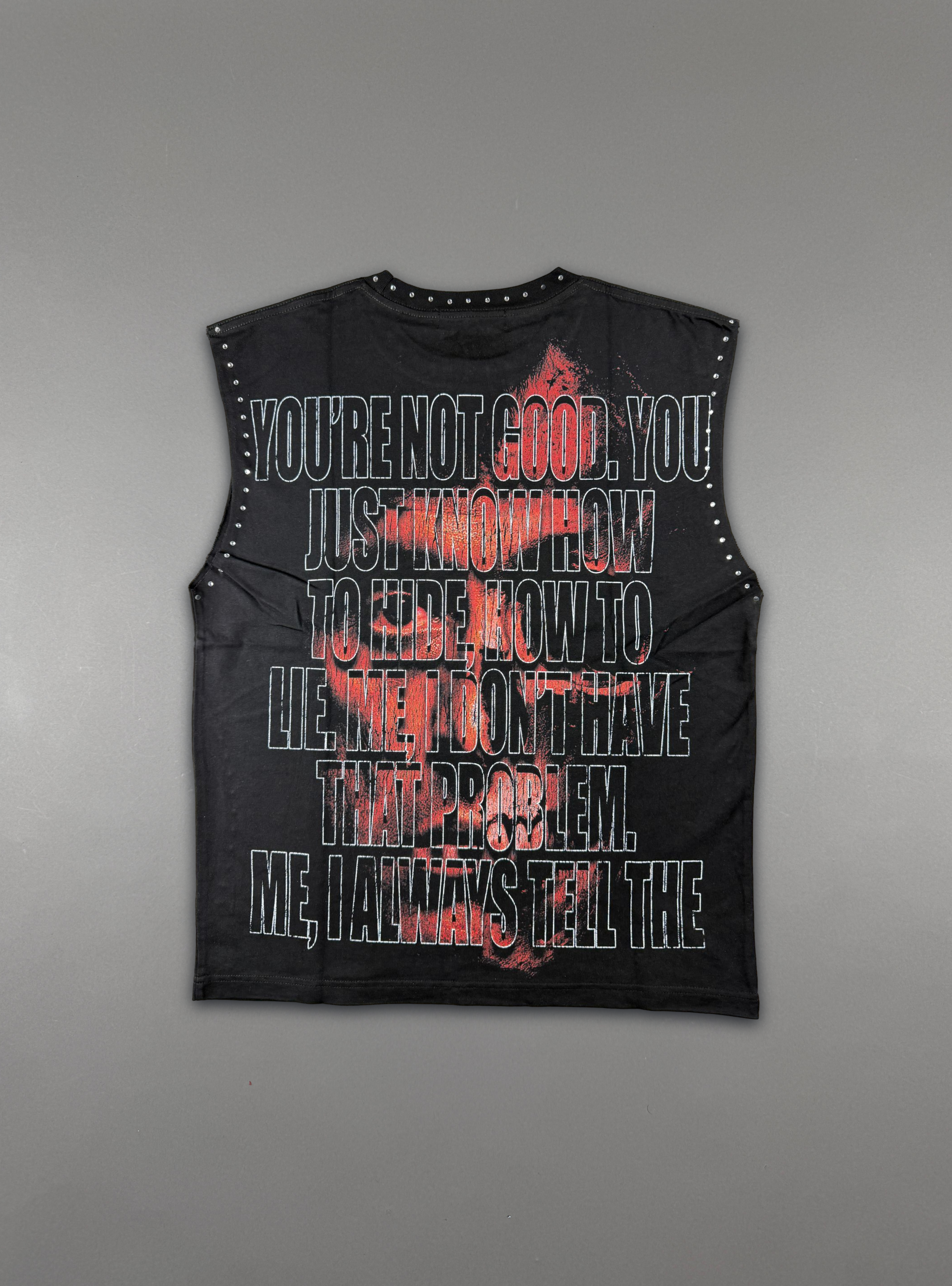 Young Saint Fearless Rebel Tank Top - Black - SUM26-08