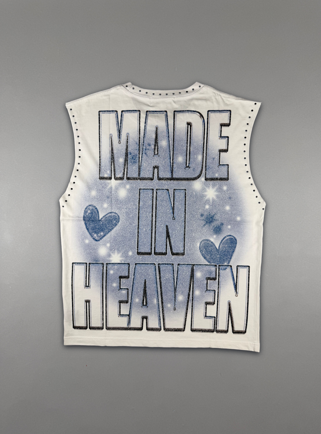 Young Saint Heaven Made Tank Top - White - SUM26-06