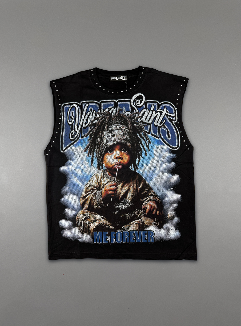 Young Saint Heaven Made Tank Top - Black - SUM26-07